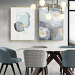 Wall Art -Marbled Light Grey 3 sets - Poster Prints -Canvas Prints