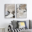 Wall art - Modern Abstract Beige (2 sets)- Canvas Prints- Poster Prints