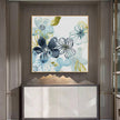 Wall Art - Light Blue Flowers American Style (2 sets)- Canvas Prints-Poster Prints