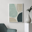 Wall art - Abstract Green Circle 2 sets- Canvas Prints- Poster Prints