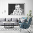 Wall Art - Kate Moss Smoking - Canvas Prints-Poster Prints