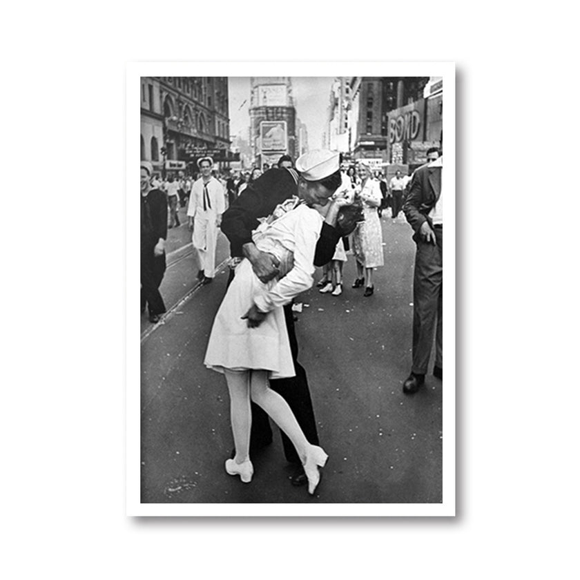 Wall Art - V-J Day in Times Square - Canvas Prints-Poster Prints