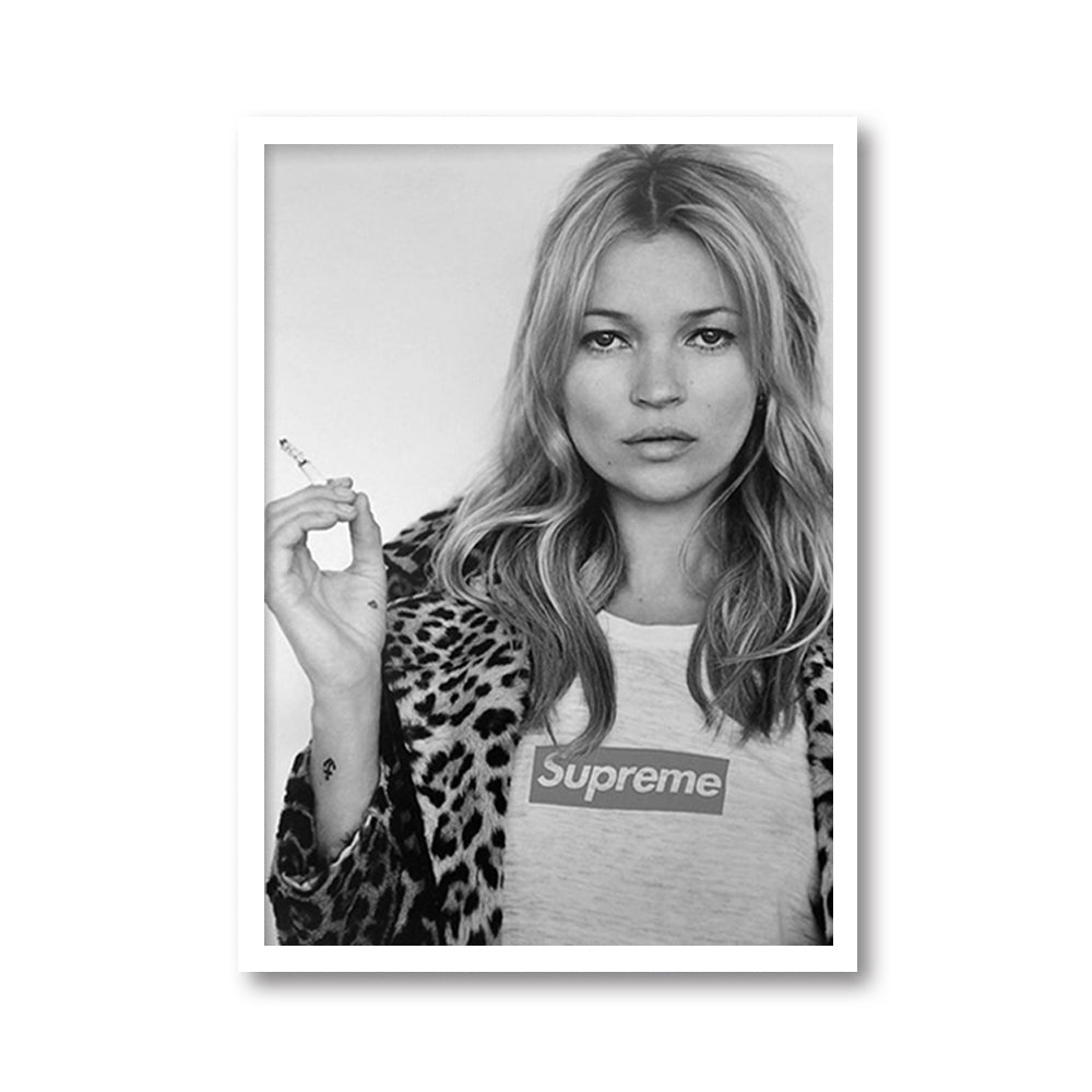 Wall Art - Kate Moss Fashion - Canvas Prints-Poster Prints