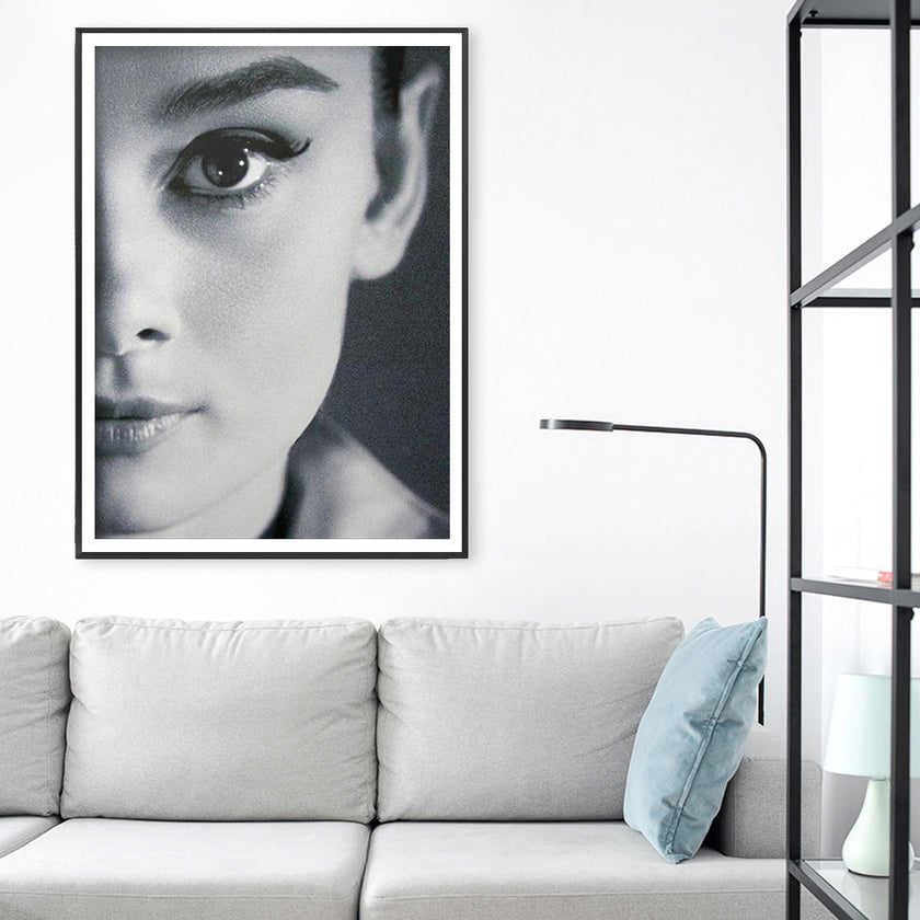 Wall Art - Audrey Hepburn - Canvas Prints-Poster Prints