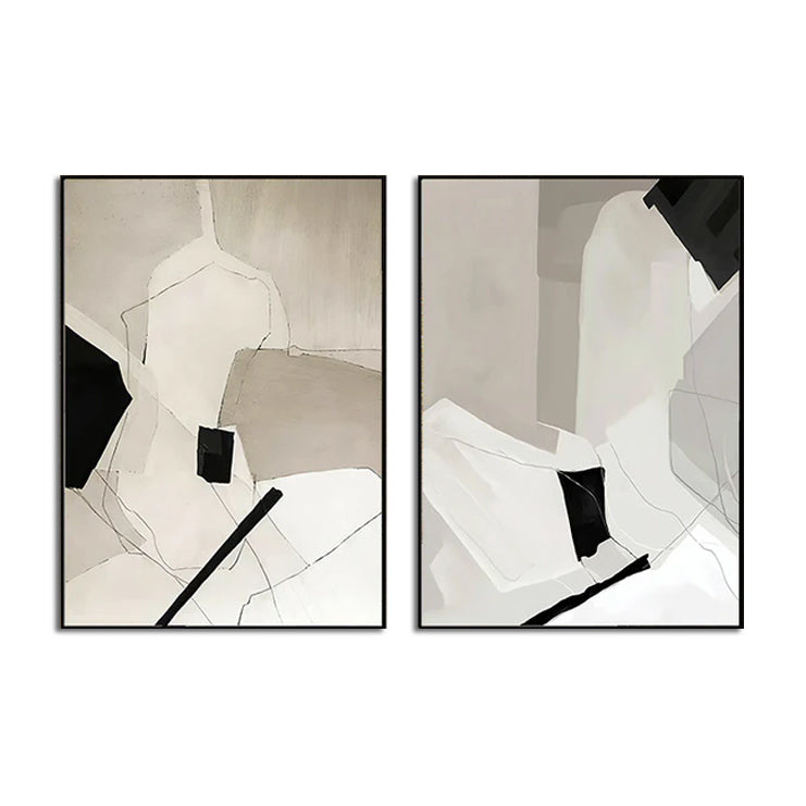 Wall art - Modern Abstract 2 sets- Canvas Prints- Poster Prints