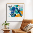 Wall Art - Blue And Yellow Dreams (2 sets)- Canvas Prints-Poster Prints