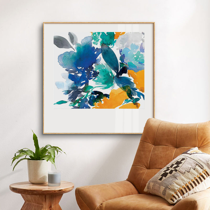Wall Art - Blue And Yellow Dreams (2 sets)- Canvas Prints-Poster Prints