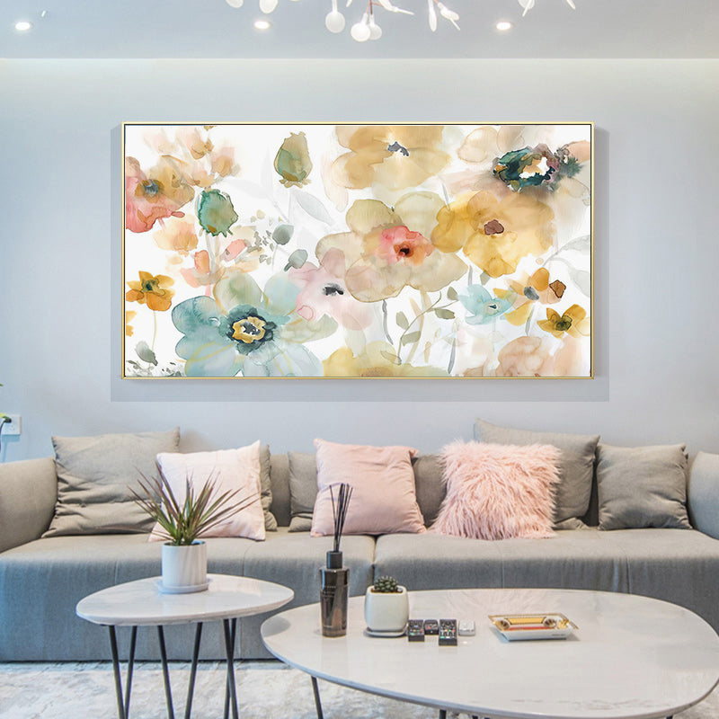 Wall Art – Floral Watercolor Style - Canvas Prints - Poster Prints