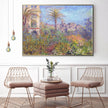 Wall Art - Villas at Bordighera By Monet - Canvas Prints-Poster Prints