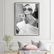 Wall Art - Girl Applying Lipstick - Canvas Prints-Poster Prints