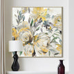 Wall Art - Light Yellow Flowers Watercolor Style - Canvas Prints-Poster Prints