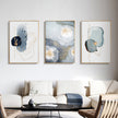 Wall Art -Marbled Light Grey 3 sets - Poster Prints -Canvas Prints