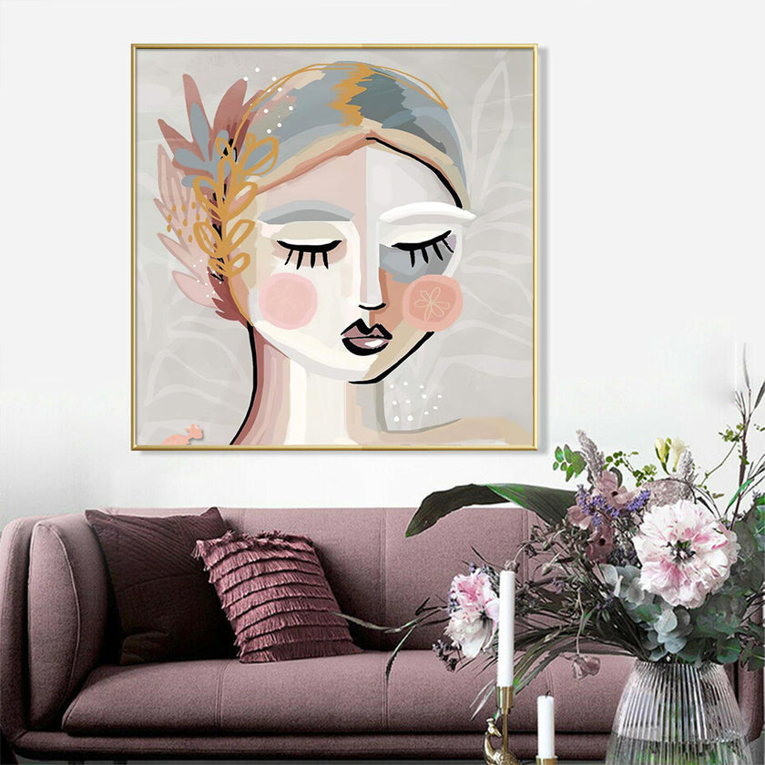 Wall Art - Calm Girl - Canvas Prints-Poster Prints
