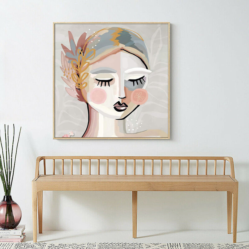 Wall Art - Calm Girl - Canvas Prints-Poster Prints