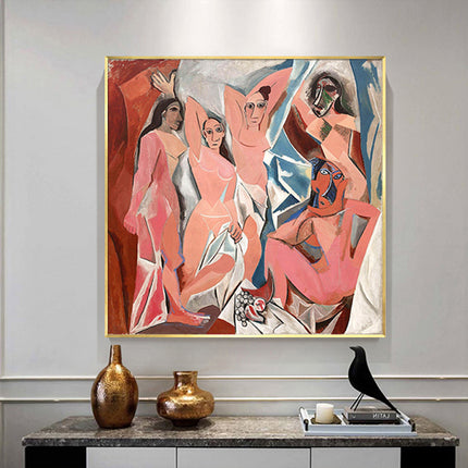 Wall Art - Les Demoiselles d'Avignon By Pablo Picasso - Canvas Prints-Poster Prints