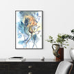 Wall Art -Watercolor Style Abstract Flower 3 sets - Poster Prints -Canvas Prints