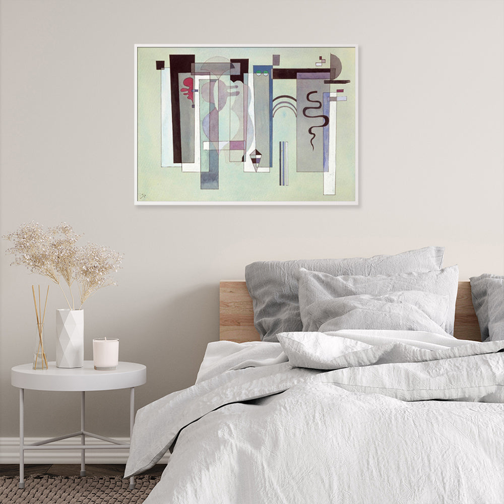 Wall Art - United Spaces By Wassily Kandinsky - Canvas Prints-Poster Prints