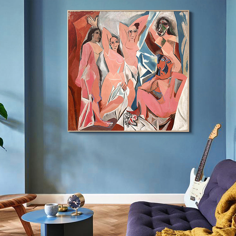 Wall Art - Les Demoiselles d'Avignon By Pablo Picasso - Canvas Prints-Poster Prints