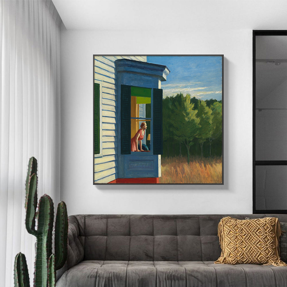 Wall Art - Cape Cod Morning By Edward Hopper - Canvas Prints-Poster Prints