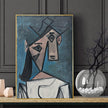 Wall Art - Head Of A Woman By Pablo Picasso - Canvas Prints-Poster Prints