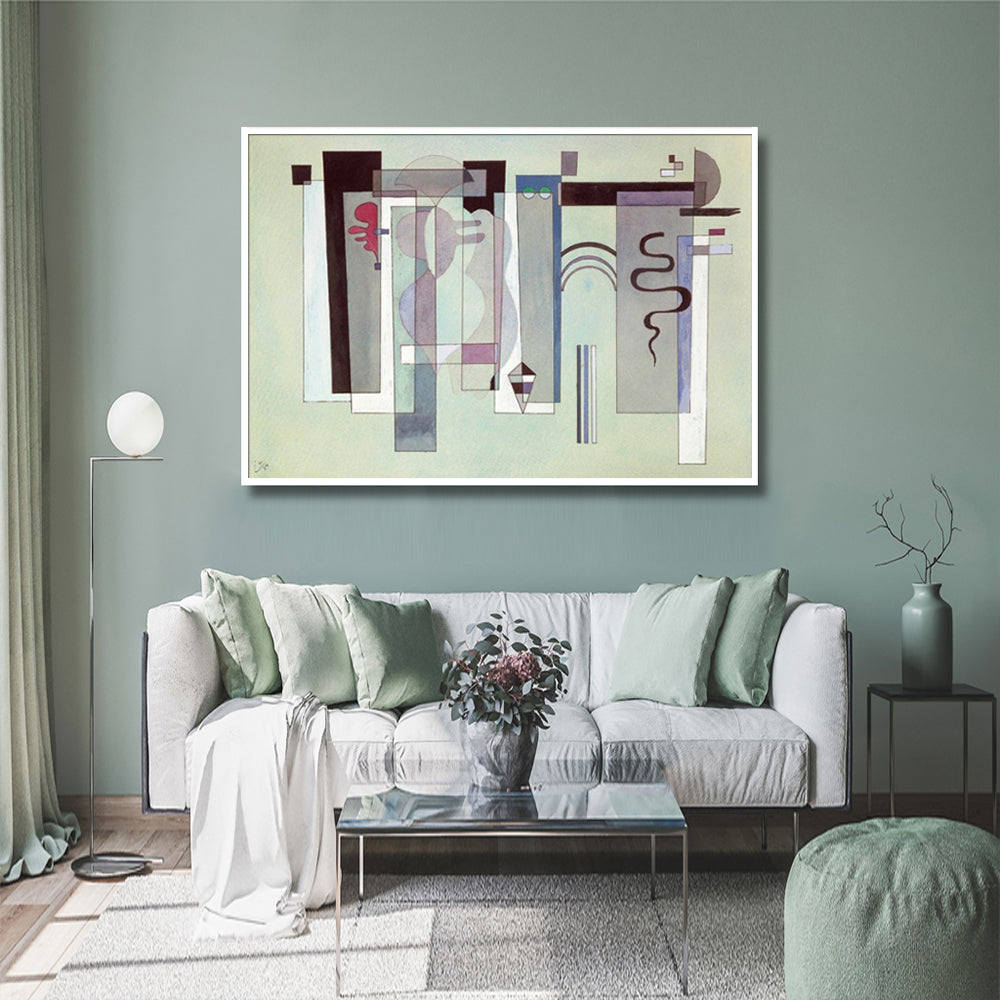 Wall Art - United Spaces By Wassily Kandinsky - Canvas Prints-Poster Prints