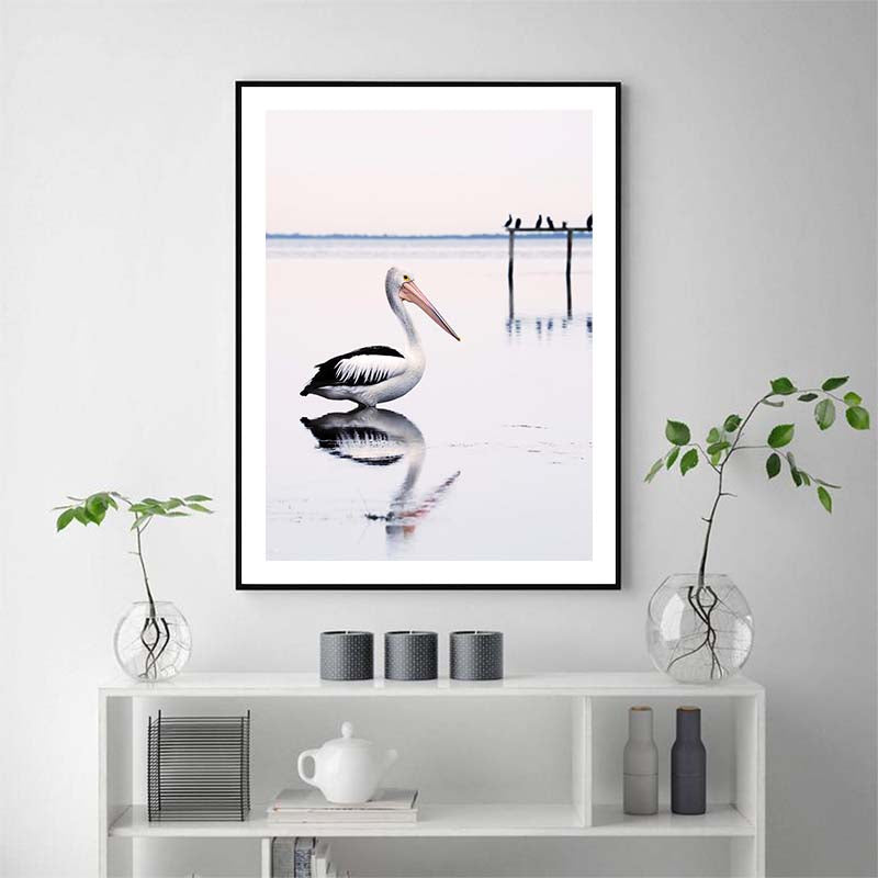 Wall Art - Pelican - Canvas Prints-Poster Prints