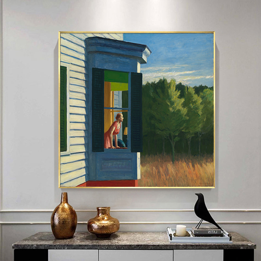 Wall Art - Cape Cod Morning By Edward Hopper - Canvas Prints-Poster Prints
