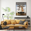 Wall Art - Giraffe In Bathroom - Canvas Prints-Poster Prints