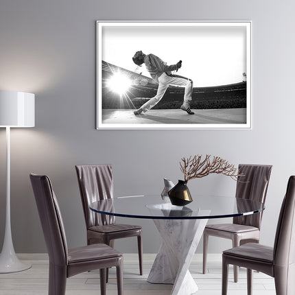 Wall Art - Freddie Mercury Vintage Photograph - Canvas Prints-Poster Prints