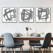 Wall Art - Opening Grey (3 sets) - Canvas Prints-Poster Prints