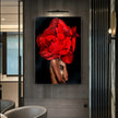 Wall art - Girl with Roses - Canvas Prints - Poster Prints
