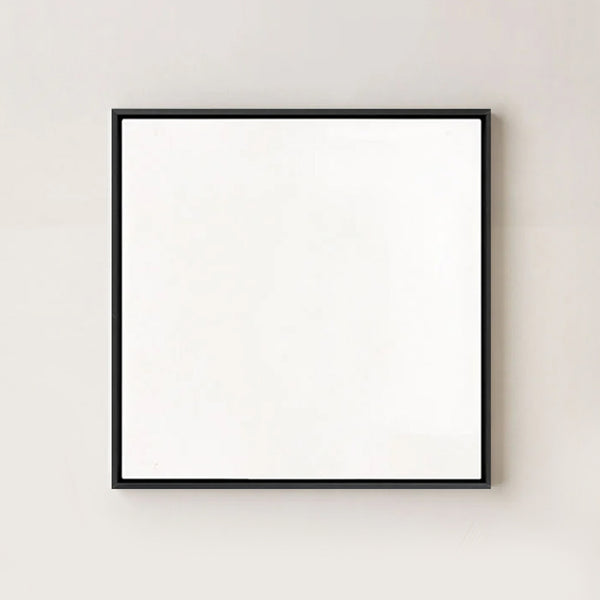 Blank Canvas | Primed Cotton | Black Frame | Square
