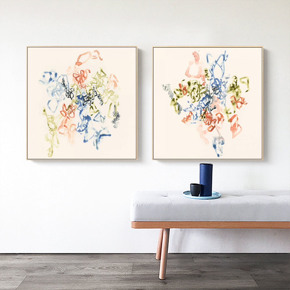 Wall Art - Summer Blooming (2 sets)- Canvas Prints-Poster Prints