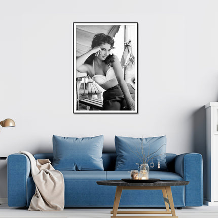 Wall Art - Elizabeth Taylor Poster - Canvas Prints-Poster Prints