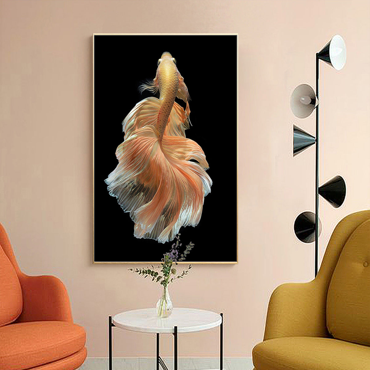 Wall Art - Siamese Fighting Fish III - Canvas Prints-Poster Prints
