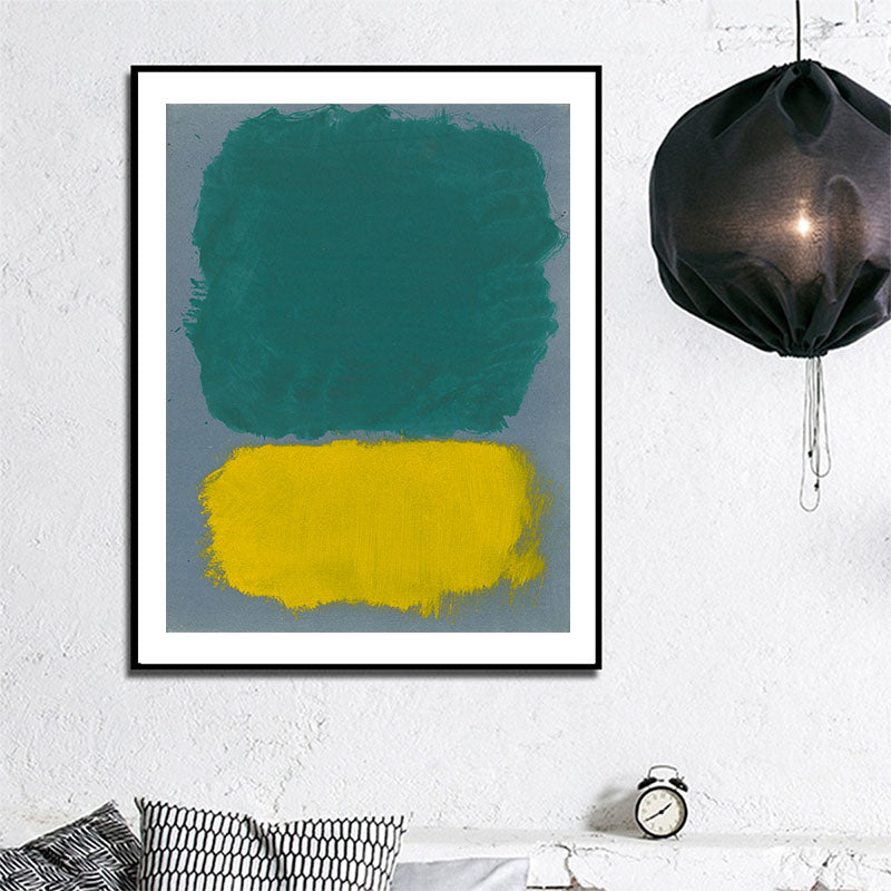 Wall Art - Green Yellow By Mark Rothko - Canvas Prints-Poster Prints