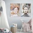 Wall art - Woman Faces (2 sets)- Canvas Prints- Poster Prints