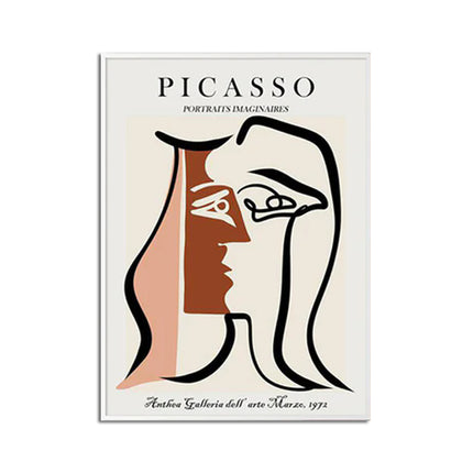 Wall Art - Faces By Picasso - Canvas Prints-Poster Prints
