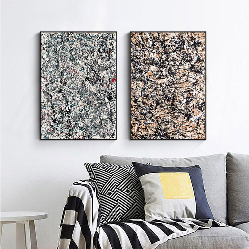 Wall art - Abstract Line 2 sets- Canvas Prints- Poster Prints