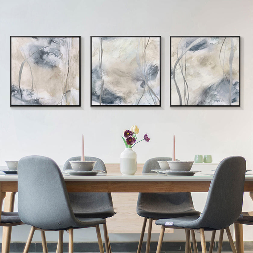 Wall Art - Up In The Clouds (3 sets) - Canvas Prints-Poster Prints