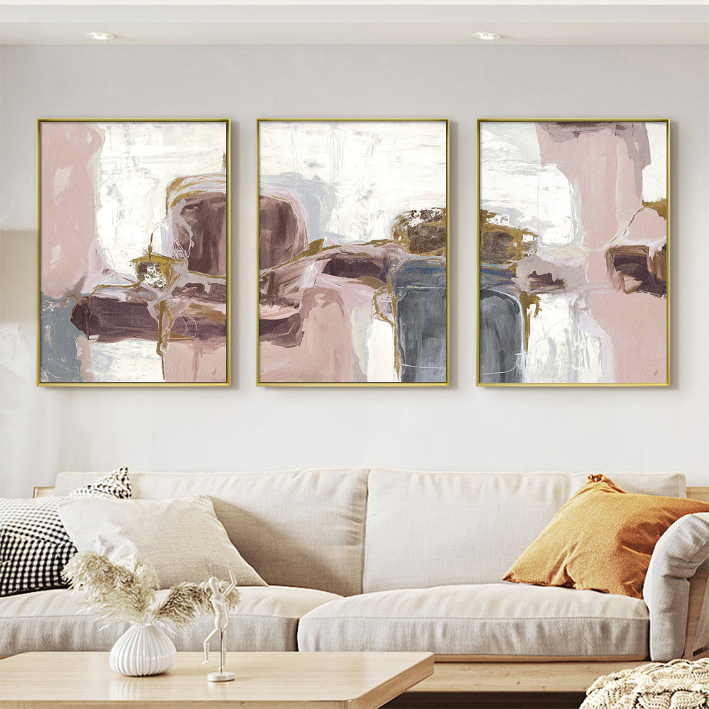 Wall Art - Pink Blush ( 3 sets )- Poster Prints -Canvas Prints