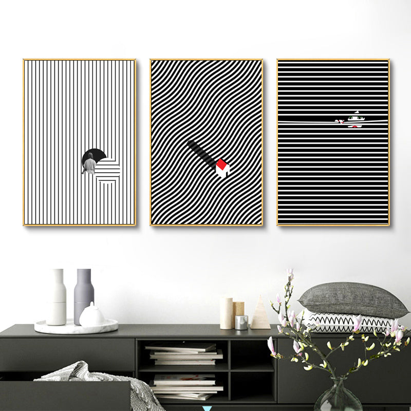 Wall Art prints - Line art fashion girl ( 3 sets )- Poster Prints -Canvas Prints