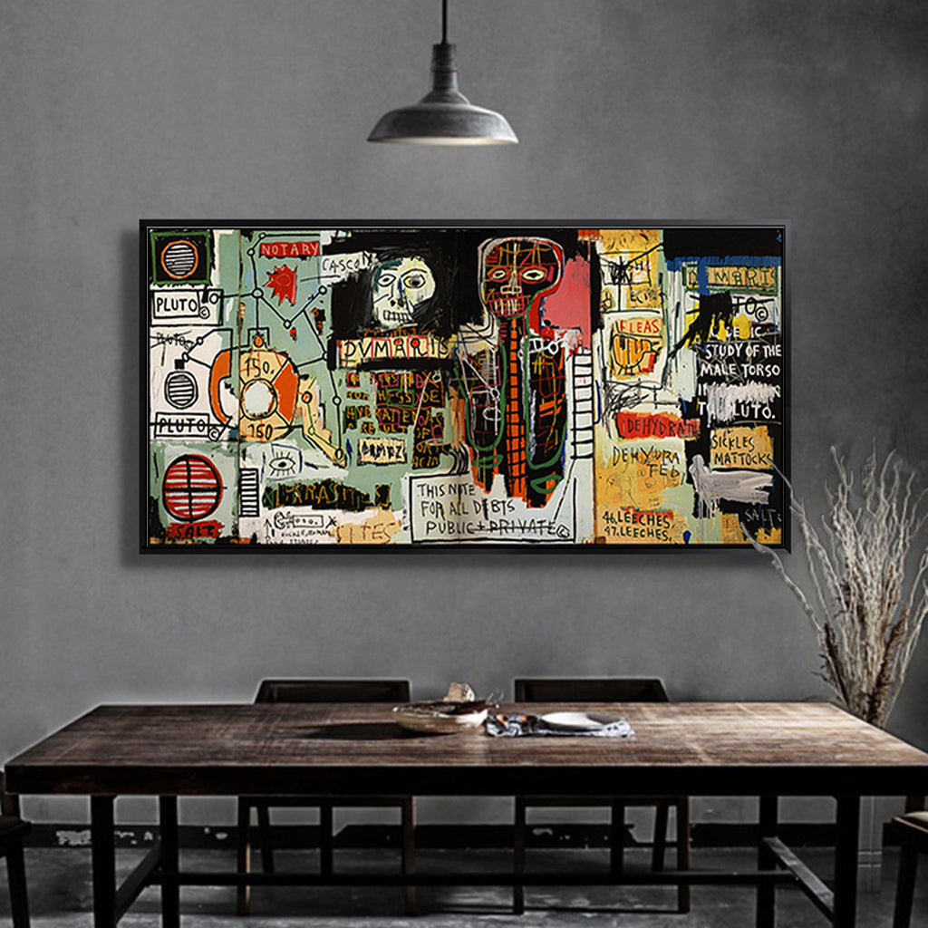 Wall Art - Bucket Graffiti B - Canvas Prints-Poster Prints