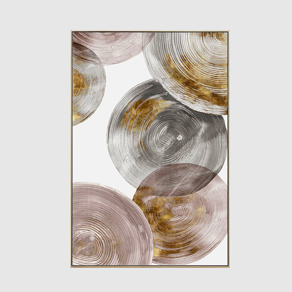 Wall art prints -Spiral Rings AB ( 2 sets) - Canvas Prints - Poster Prints