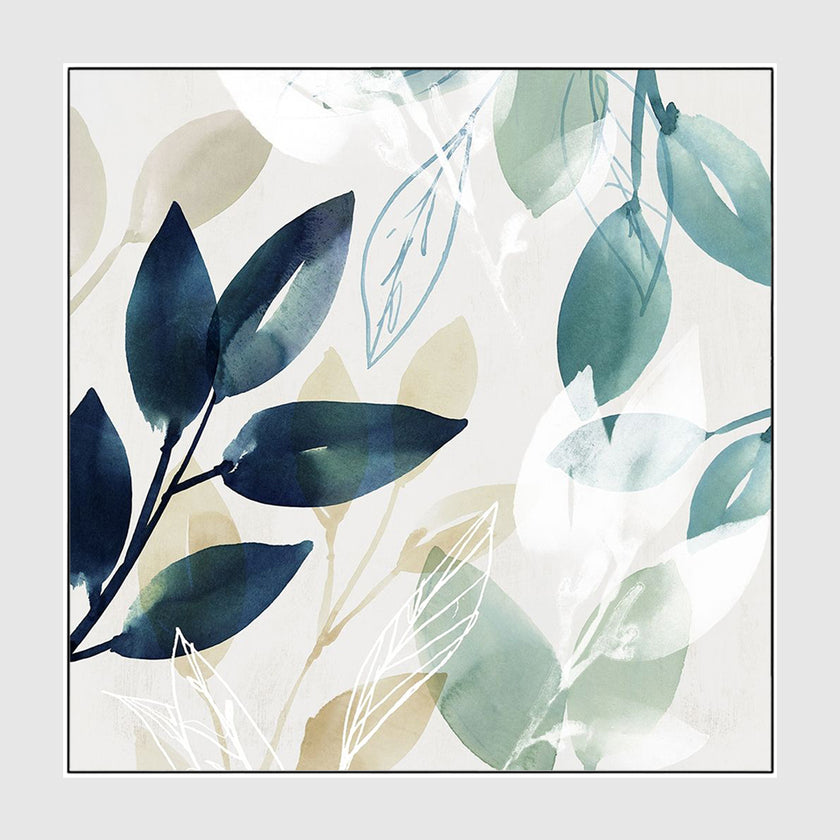 Wall Art Prints -Watercolour style leaves (2 sets)- Canvas Prints-Poster Prints