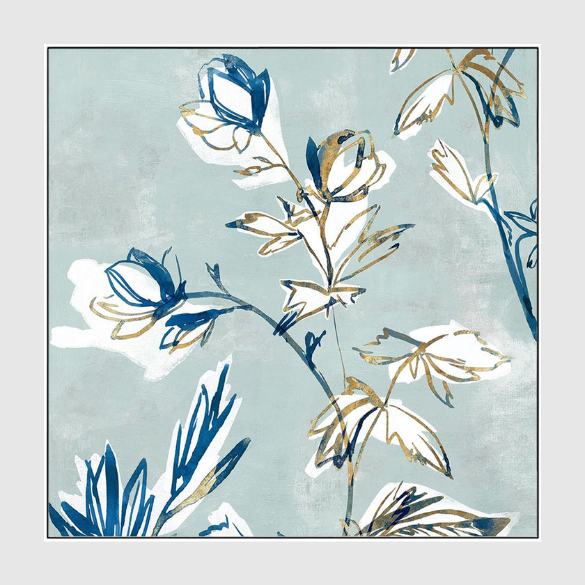 Wall Art Prints -Hand drawn ink illustration flowers(2 sets)- Canvas Prints-Poster Prints