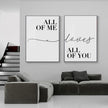 Wall Art - All of you All of me (2 sets)- Canvas Prints-Poster Prints