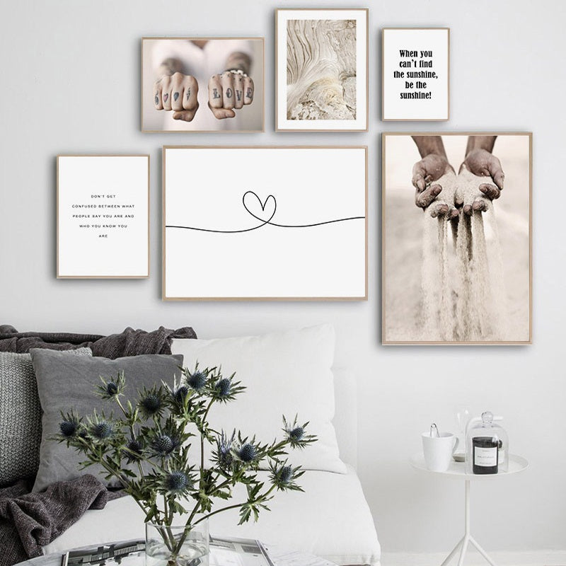 Wall Art prints - Don't confused ( 3 sets )- Poster Prints -Canvas Prints