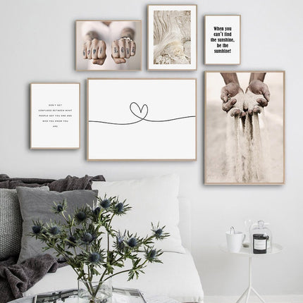 Wall Art prints - Don't confused ( 3 sets )- Poster Prints -Canvas Prints