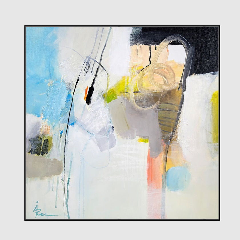 Wall Art Prints -Abstract Acrylic Painting (2 sets)- Canvas Prints-Poster Prints